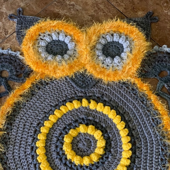 Crochet 🦉Owl🦉 Rug - Picture 4 of 4